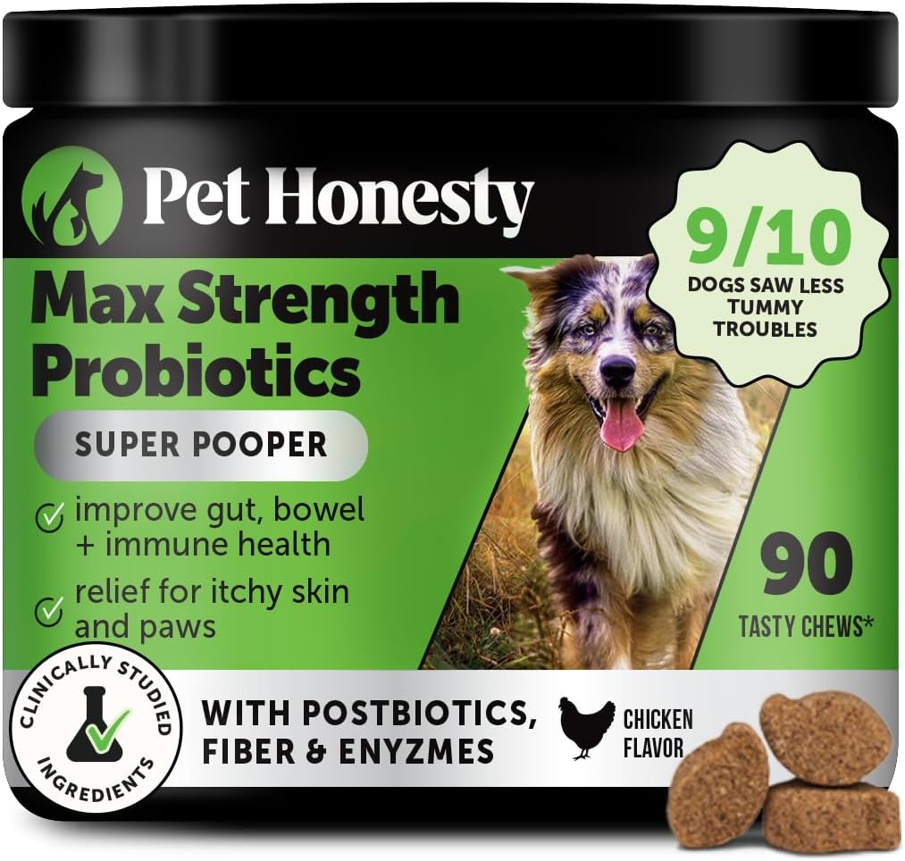 Max Strength Probiotics for Dogs - Perfect Poop Solution