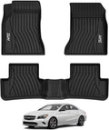 3W Floor Mats for Benz CLA 2014-2019 - All Weather Custom Fit