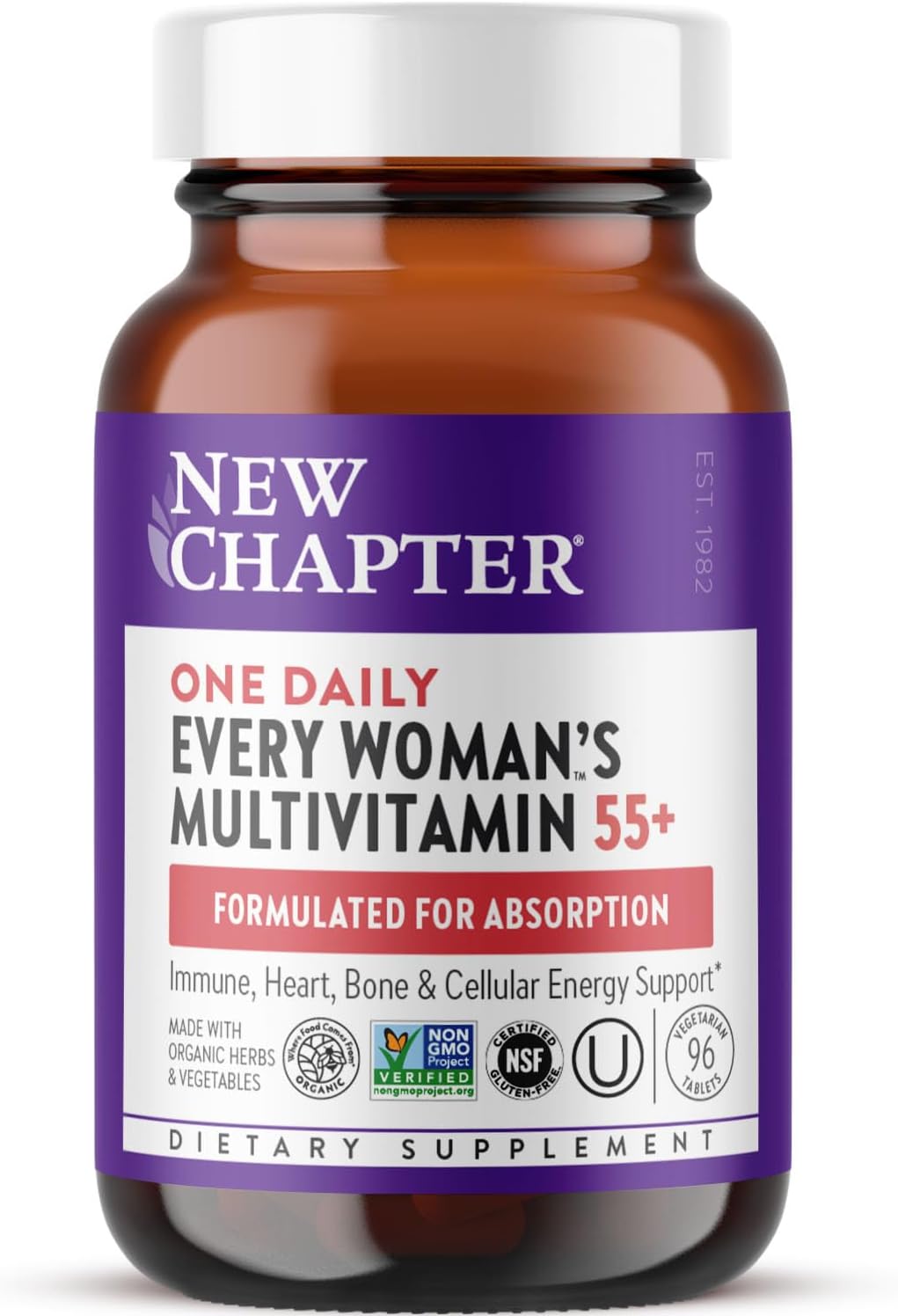 New Chapter Women's Multivitamin 50 Plus for Energy & Health