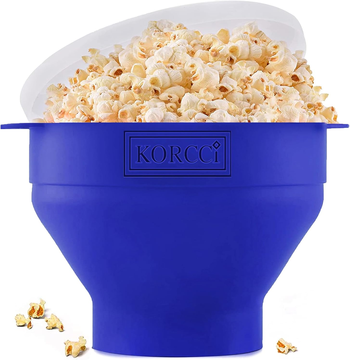 KORCCI Microwave Popcorn Popper - Oil-Free & Dishwasher Safe!