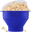 Korcci Silicone Popcorn Popper - Oil-Free, Dishwasher Safe