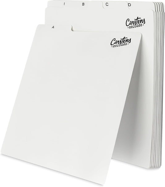 Heavy Duty Vinyl Album Dividers A-Z for Top Browsing Needs
