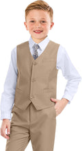Boys Formal Suit 5 Piece Set Toddler Tuxedos for Wedding