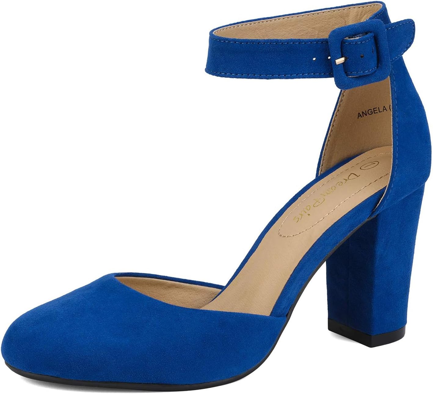 DREAM PAIRS Women's High Heel Ankle Strap Wedding Pumps Shoes