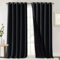 NICETOWN Cold Blocking 100% Blackout Curtains - Deep Light Control