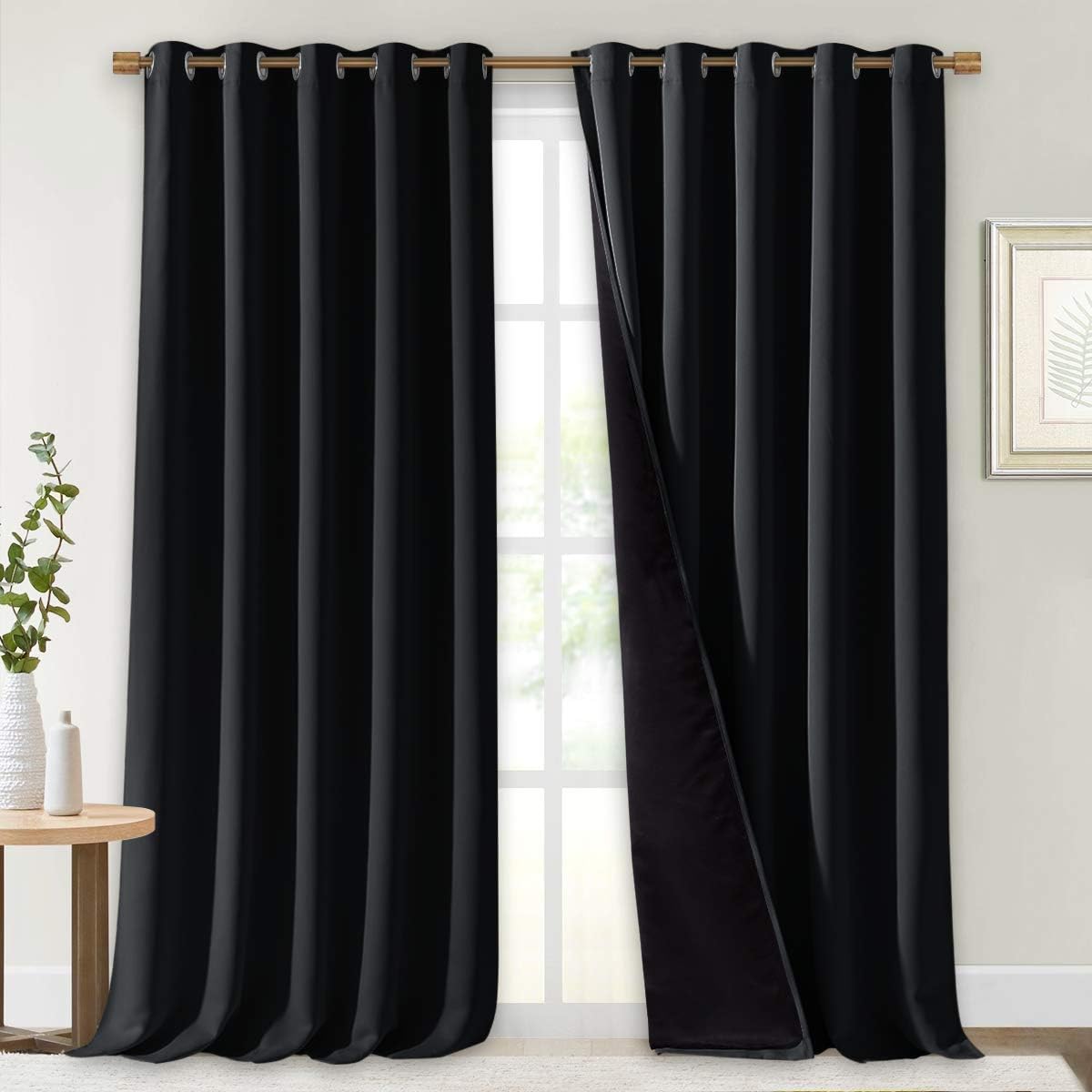 NICETOWN Cold Blocking Blackout Curtains for Bedroom and Patio