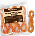 AFreschi Natural Turkey Tendon Rope (L) 10 oz - Hypoallergenic Chew