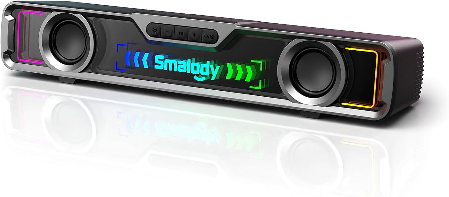 Wireless RGB Sound Bar: Powerful Gaming Audio 