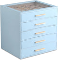 Frebeauty Clear Lid Jewelry Box 5-Layer Organizer - Tidy Display