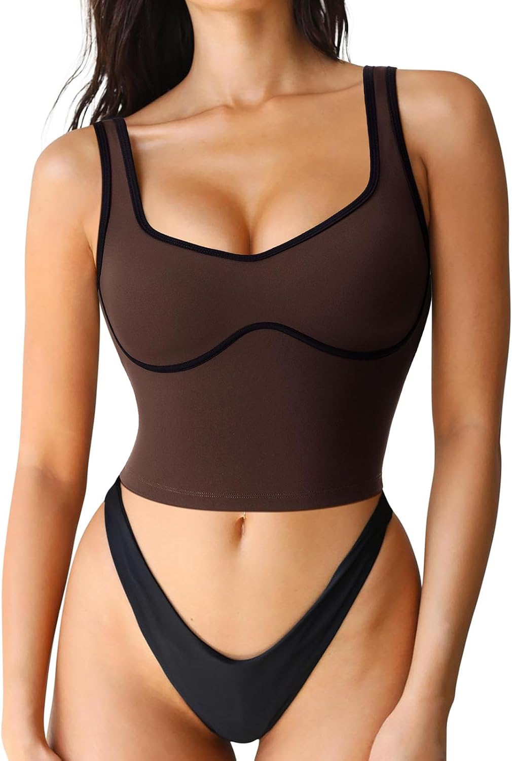 SUUKSESS Women Sweetheart Neckline Longline Sports Bra Review