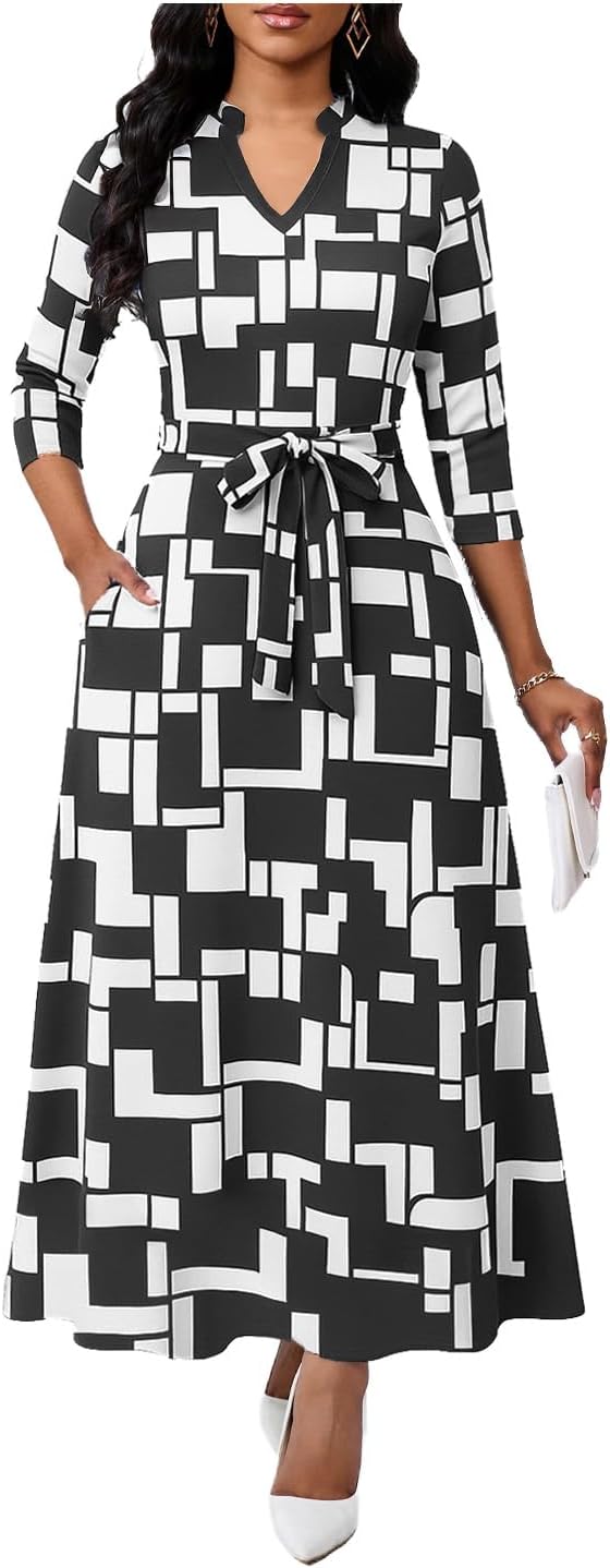 Maxi Dresses for Women with Pockets - Semi Formal Long Dress