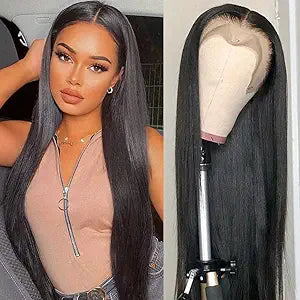 13x6 Lace Front Wigs Human Hair for Black Women - 24Inch Style