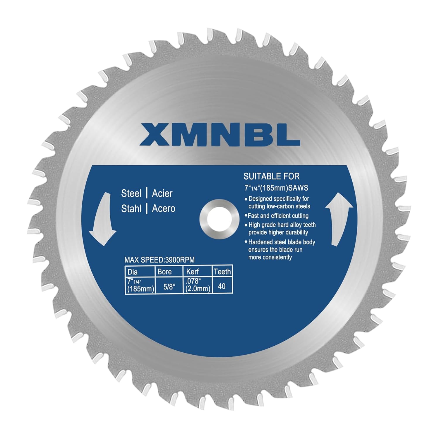 7-1/4 Metal Cutting Circular Saw Blade for Precision Cutting