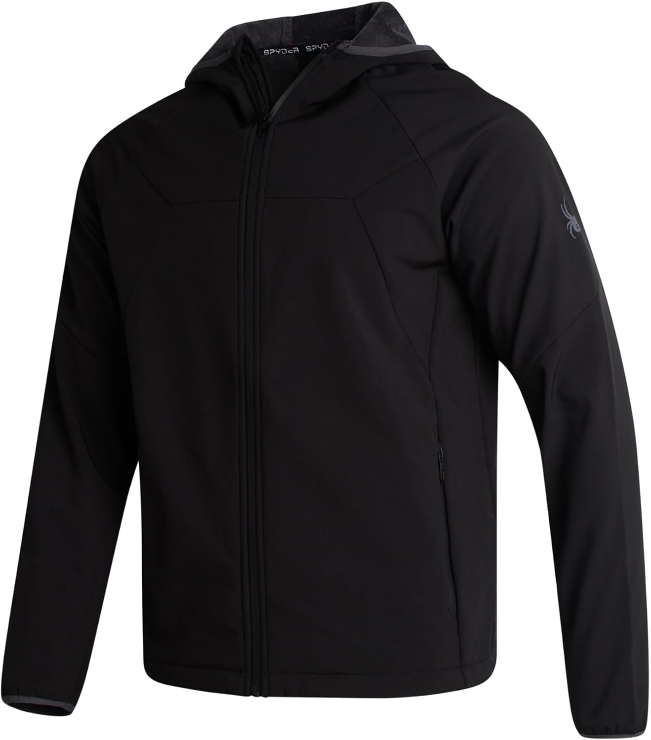 Spyder Mens Softshell Jacket for Wind and Water Resistance