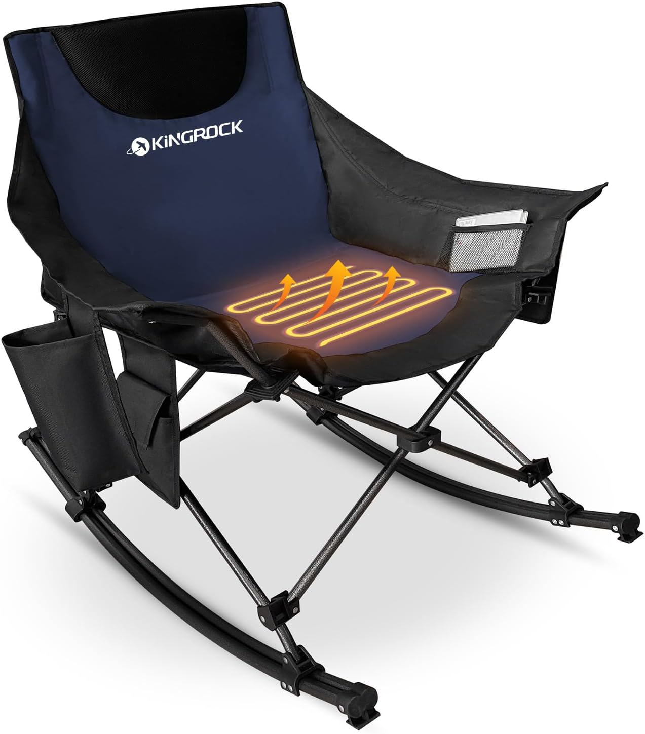 KINGROCK Heated Camping Chair: 3 Heat Levels