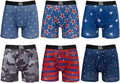 Boxer Briefs for Men Pack of 6 - Chafe Safe Support Warriors