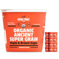 Organic Ancient Super Grain Oatmeal Cups, Maple & Brown Sugar - 12