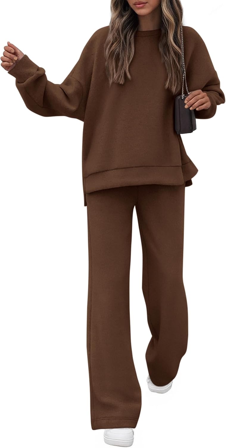 KIRUNDO Fall Sweatsuits Women 2 Piece Outfit for Comfy Travel