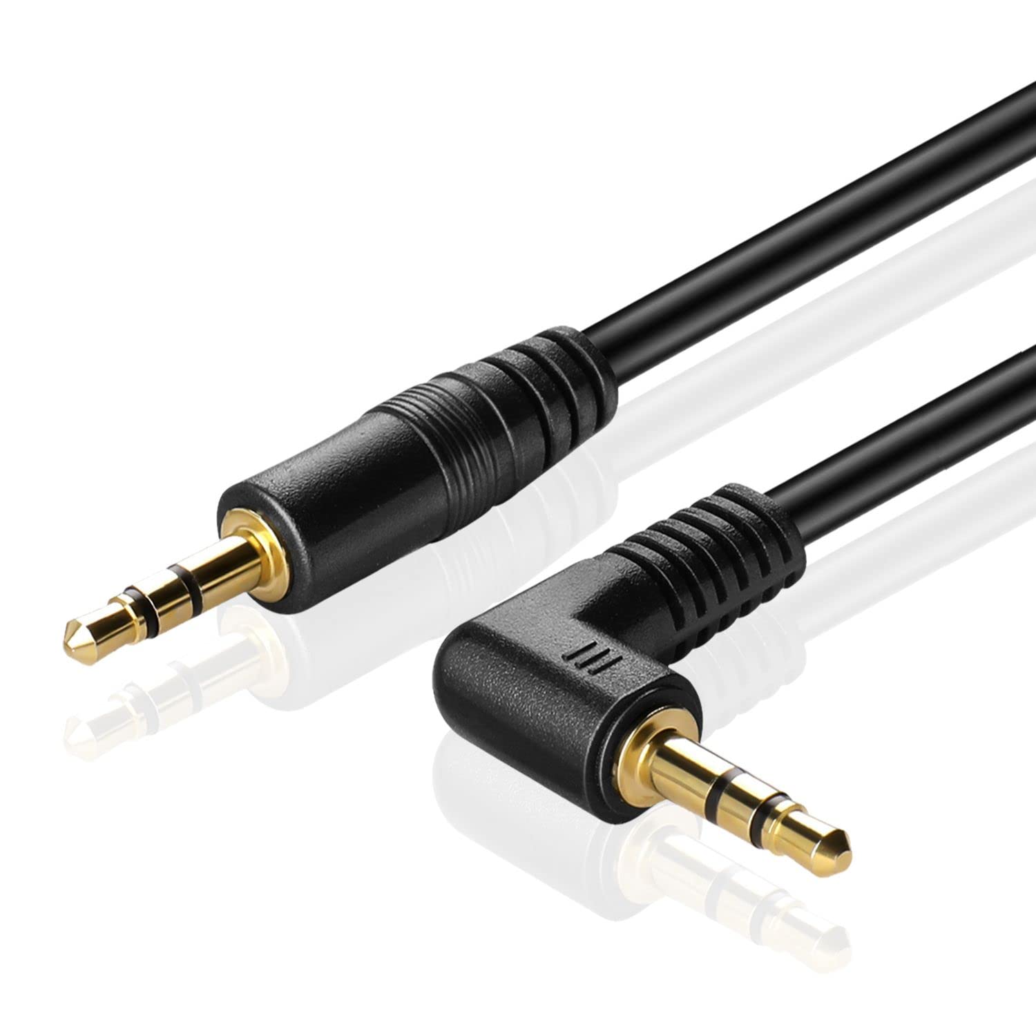 3FT Right Angle Gold AUX Cable by TNP