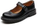 Mary Jane Oxford Flats for Women - Comfortable Non-Slip Work Shoe