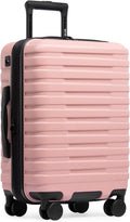 U.S. Traveler Boren 22 in Hardside Spinner Carry-on - Rugged Pink