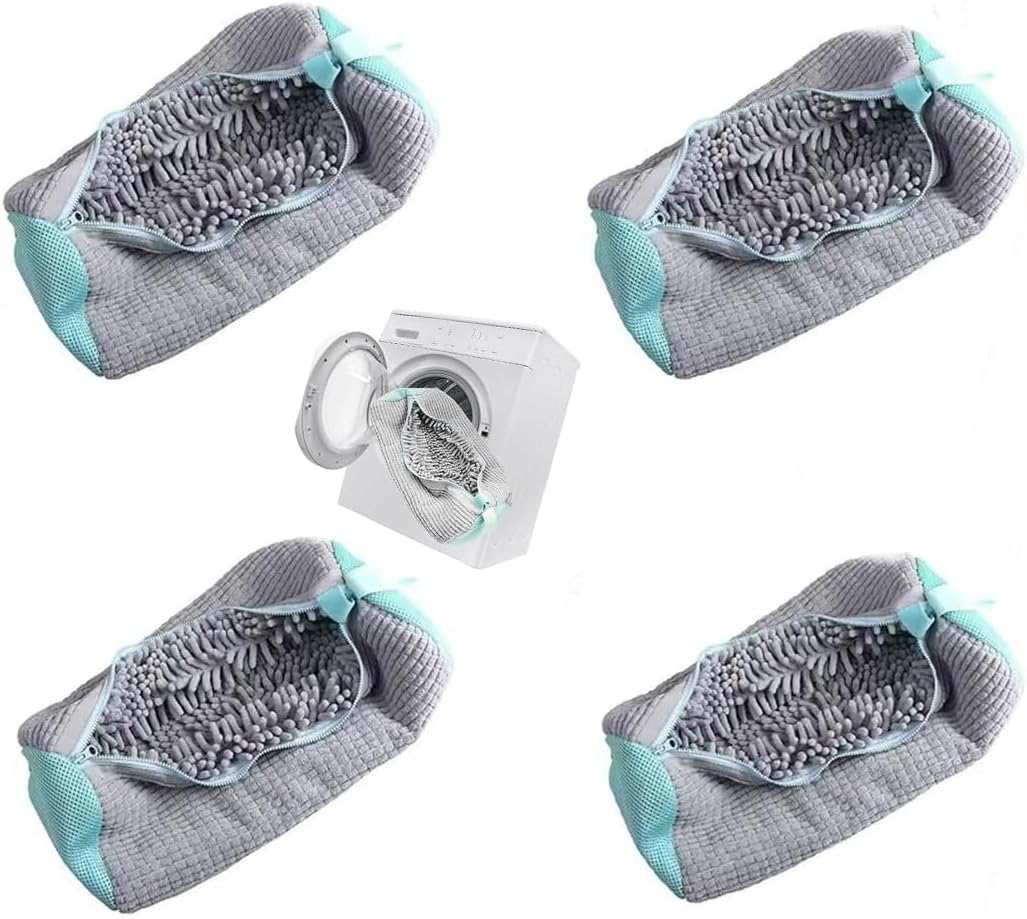 Shoe Laundry Bags for Washing Machine by Fachoige - 4 Pcs