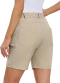 MoFiz Womens Golf Shorts 7in Quick Dry Bermuda - Lightweight Comfort