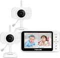 Yonvim Baby Monitor with 2 Cameras - Split Screen Video Monitor