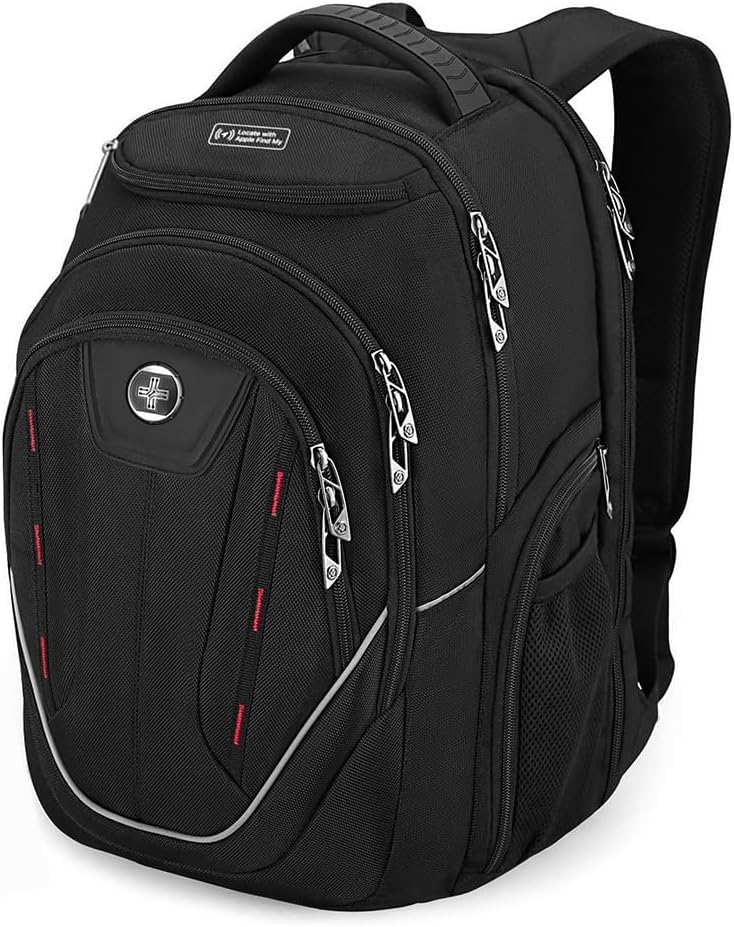 Swissdigital Design TSA Laptop Backpack with USB Charging Port