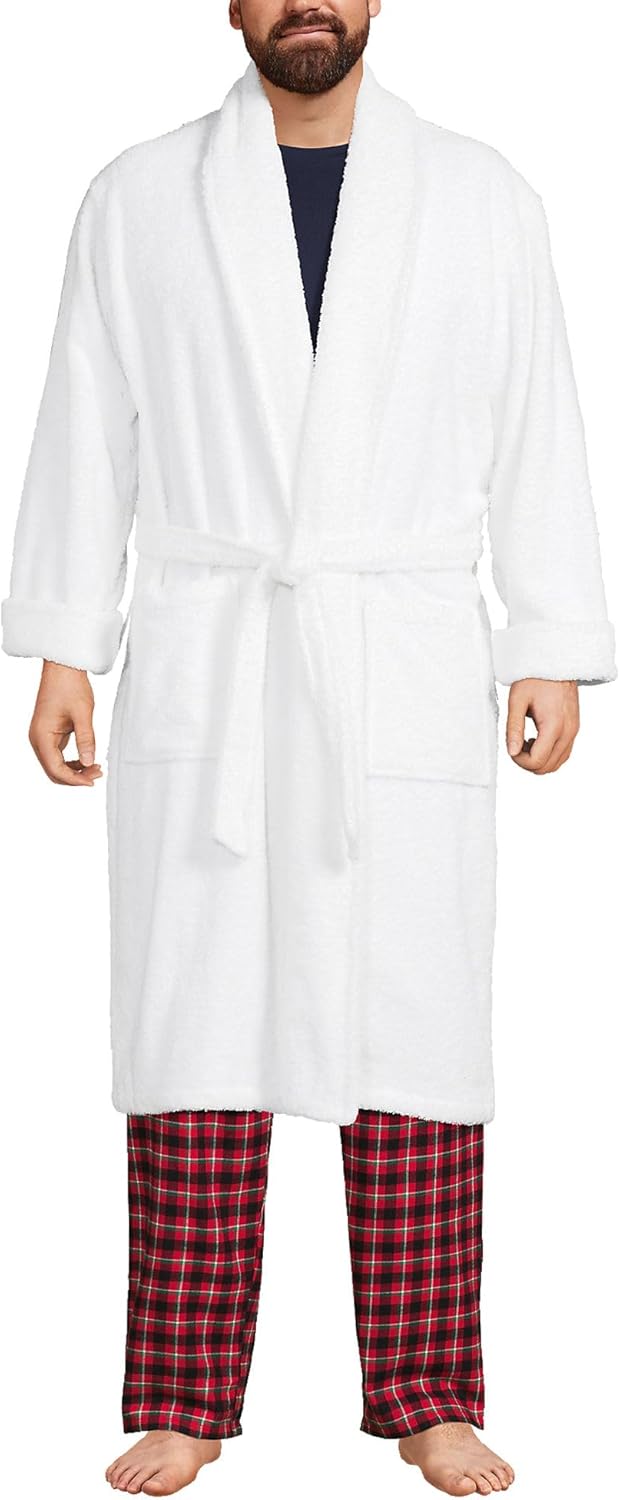 Lands' End Men's Full-Length Turkish Cotton Terry Bathrobe Review