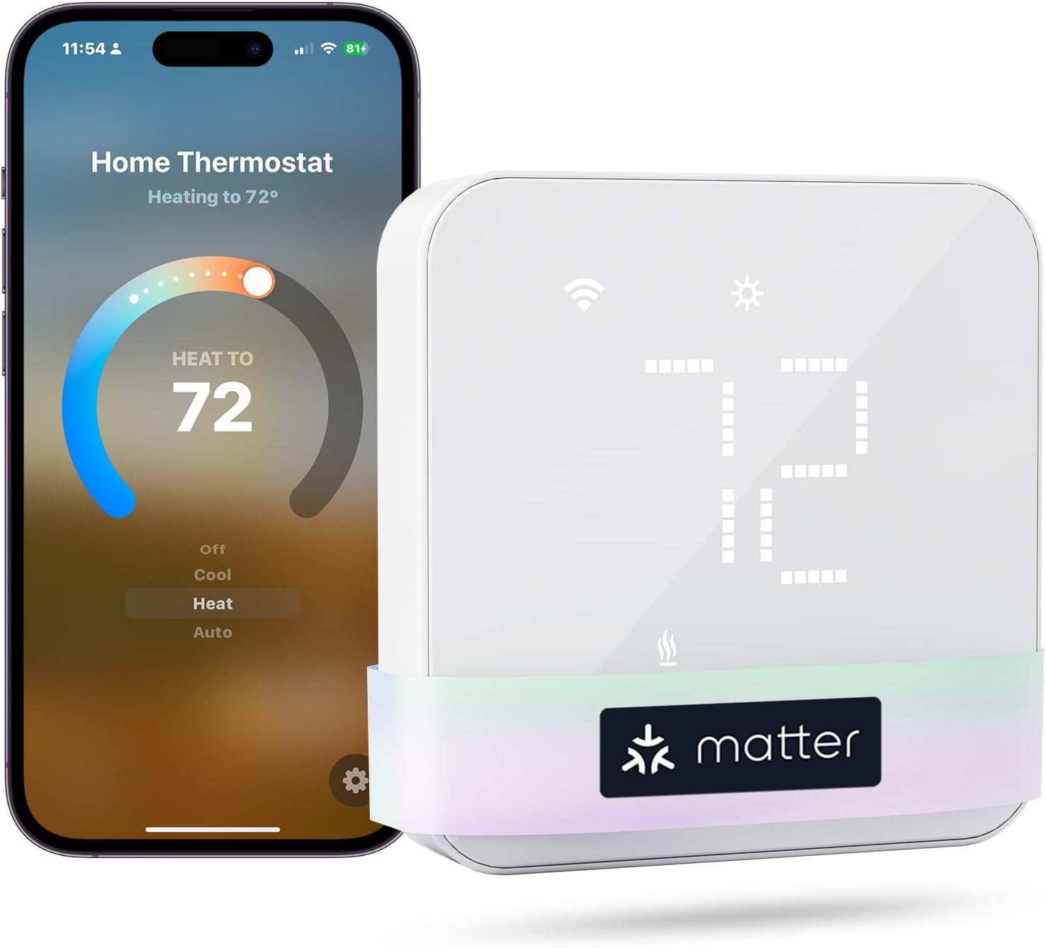 Smart Thermostat for Home by Meross - WiFi Control & Scheduling