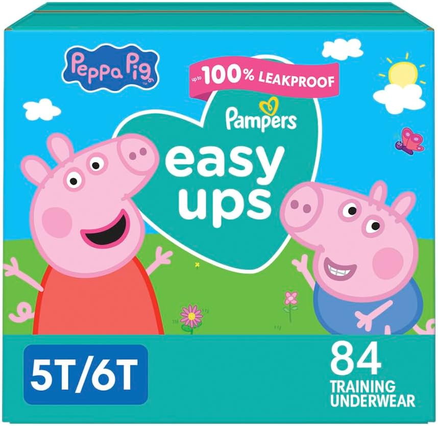 Pampers Easy Ups Training Pants for Boys & Girls - Size 5T-6T