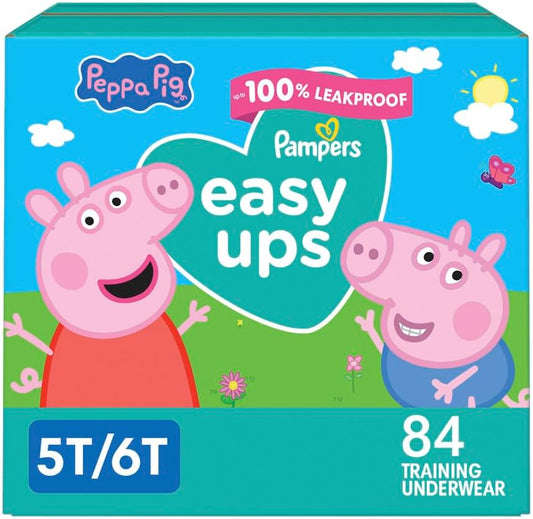 Pampers Easy Ups Training Pants for Boys & Girls - Size 5T-6T