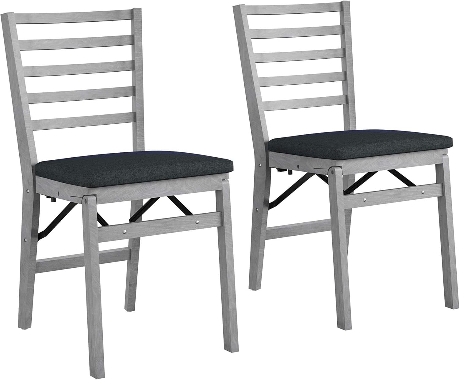 Comfortable 2-Pack Wood Folding Chairs