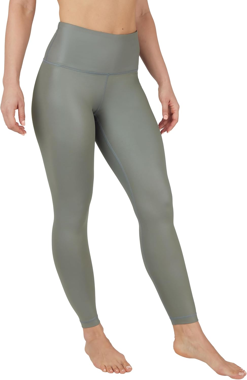 High Shine Faux Leather Leggings by Reflex