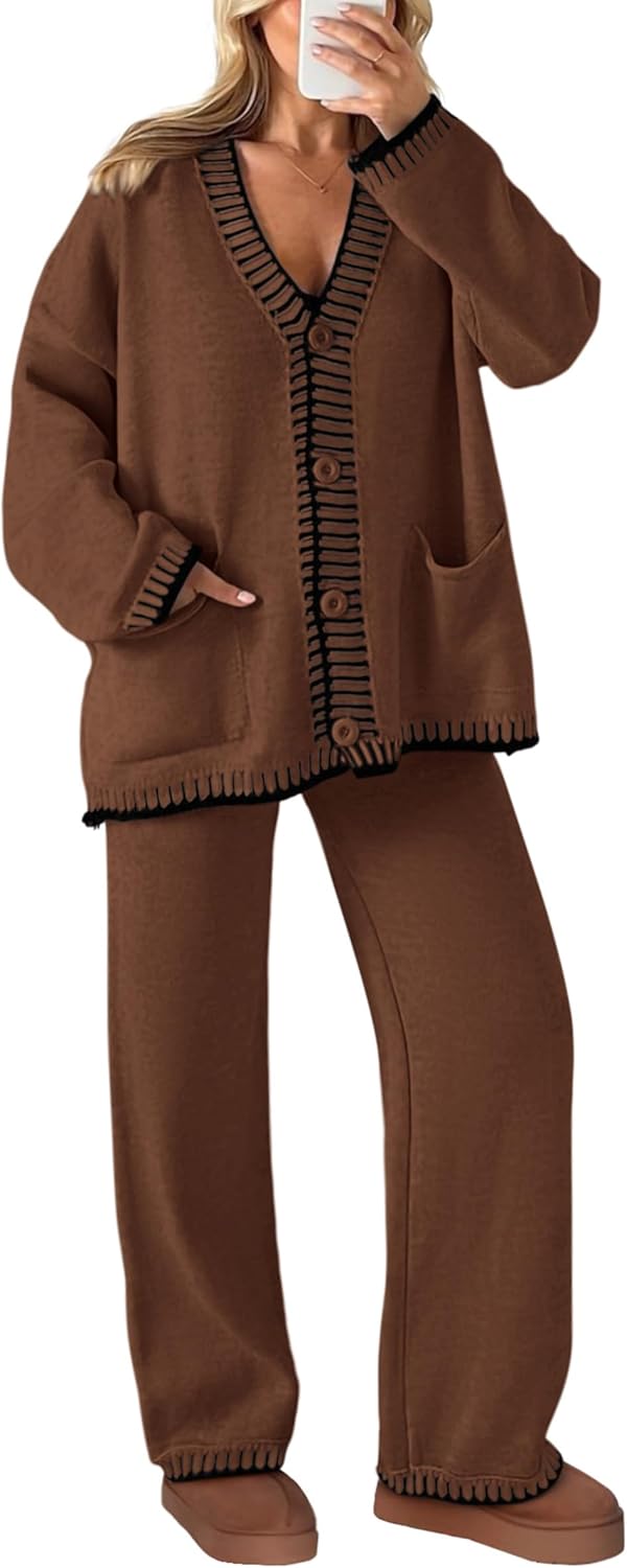 PRETTYGARDEN Lounge Sets for Women Cozy 2 Piece Outfits