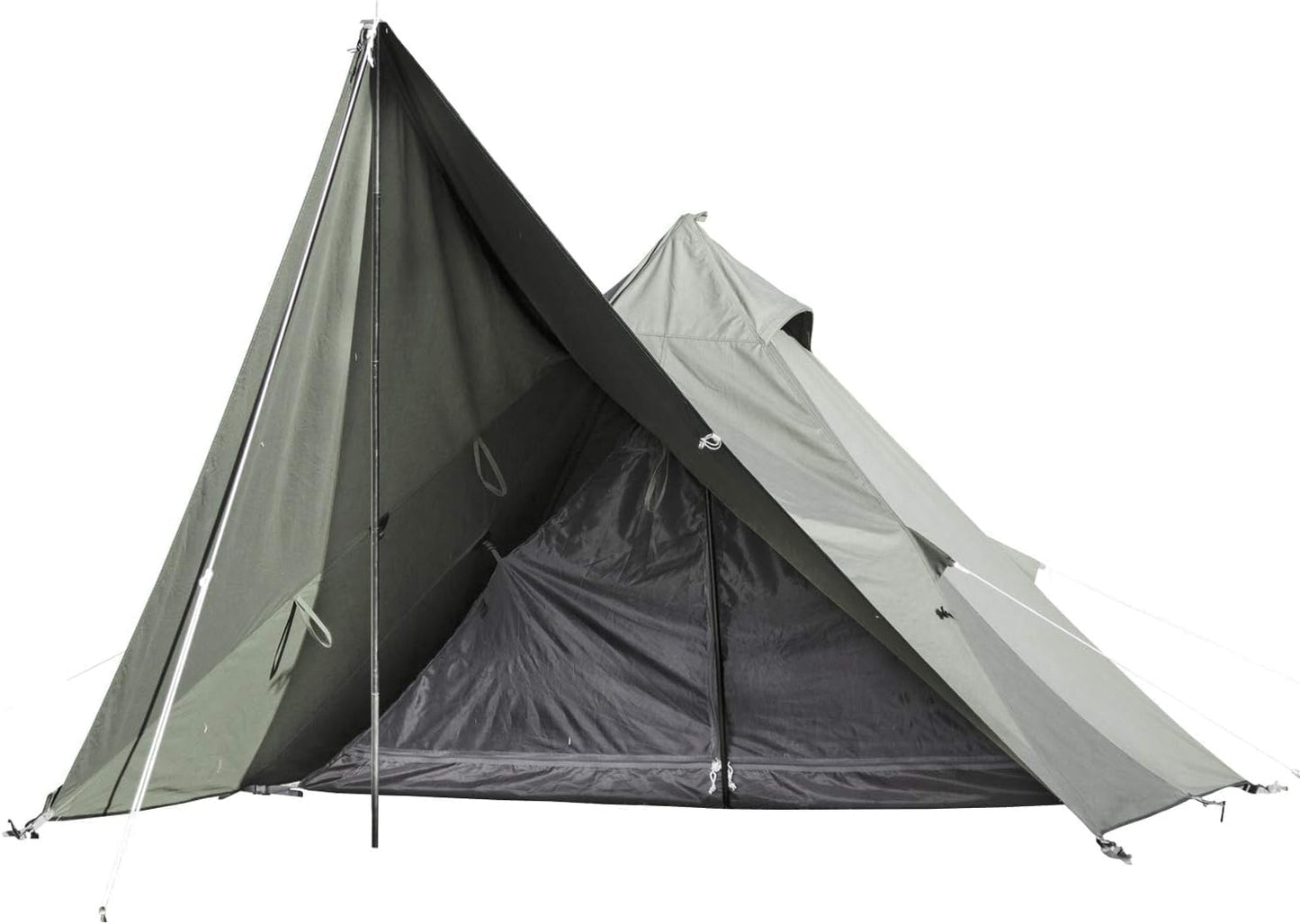 TIYASTUN Military 4 Season Teepee Tent - Snow Skirt for Bushcraft