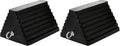 MaxxHaul 70073 Solid Rubber Wheel Chock Pack of 2 - Heavy Duty Safety
