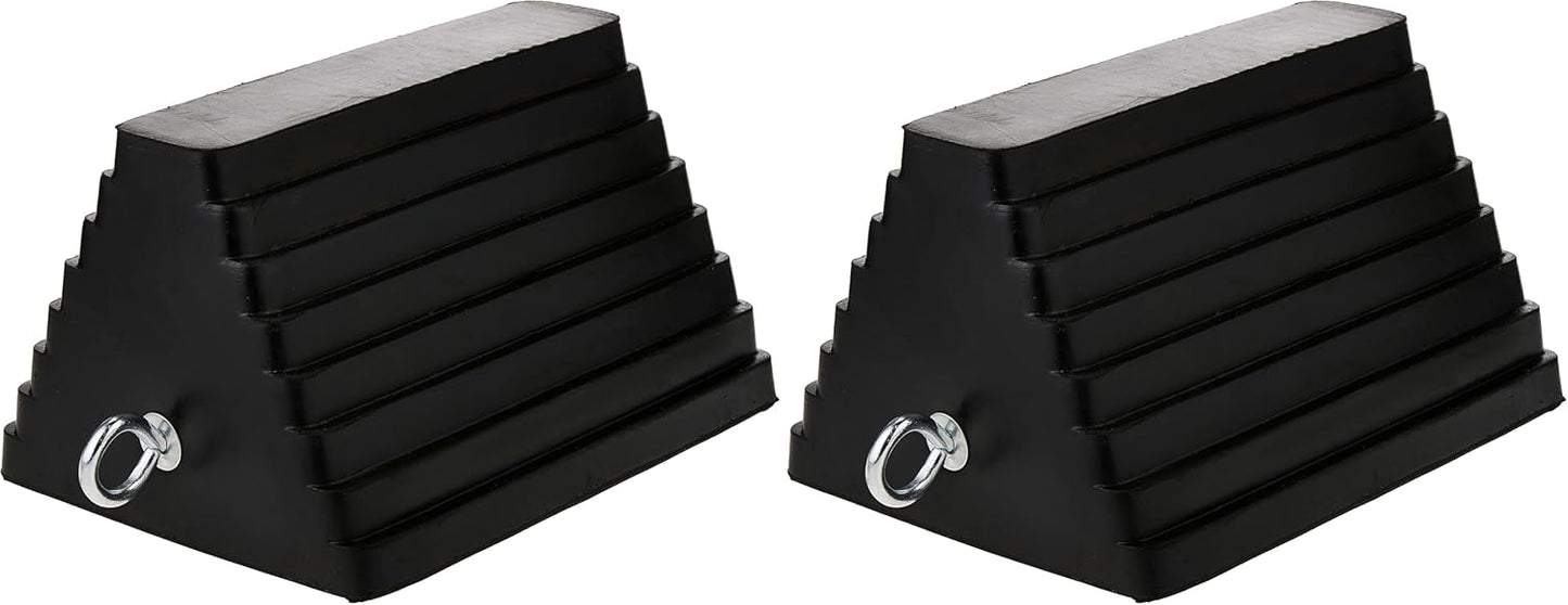 MaxxHaul 70073 Heavy Duty Wheel Chock for Secure Parking