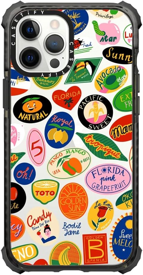 CASETiFY Ultra Impact Case for iPhone 12 Pro Max - Fruit Stickers