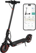 8.5-in Foldable Adult Electric Scooter with APP - 350W, 21 Mile Range