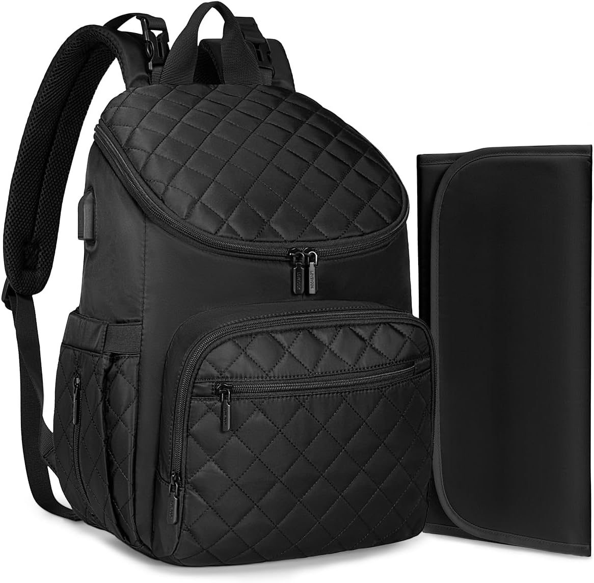 LOVEVOOK Diaper Bag Backpack with Portable Changing Pad