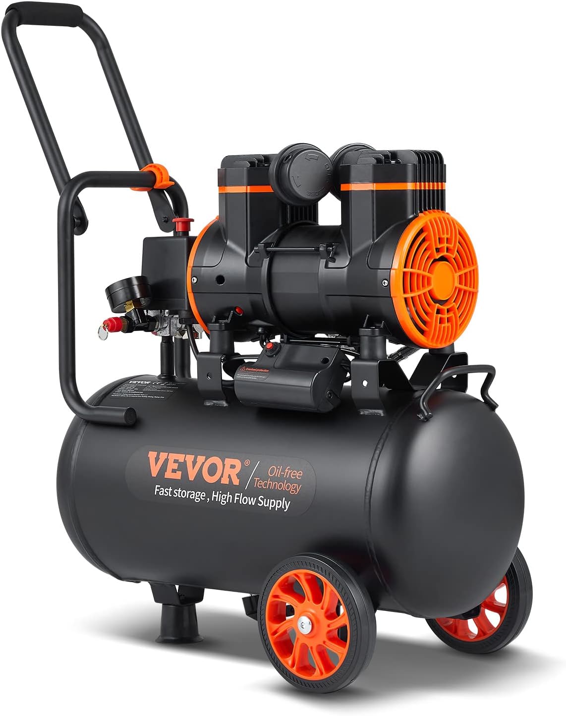 Quiet & Powerful 6.3 Gal Air Compressor by VEVOR