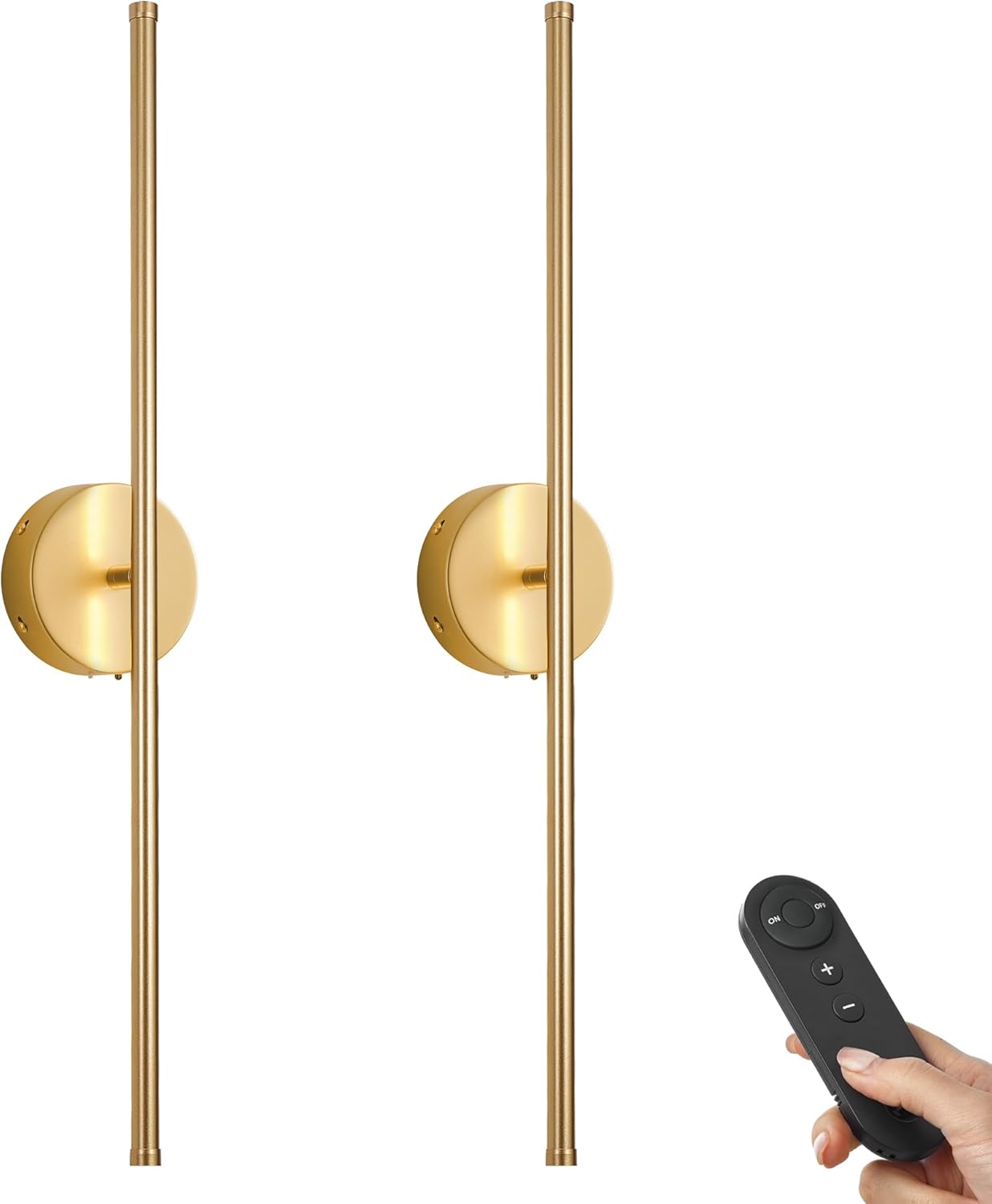 Battery Operated Wall Sconces with Remote Control for Home