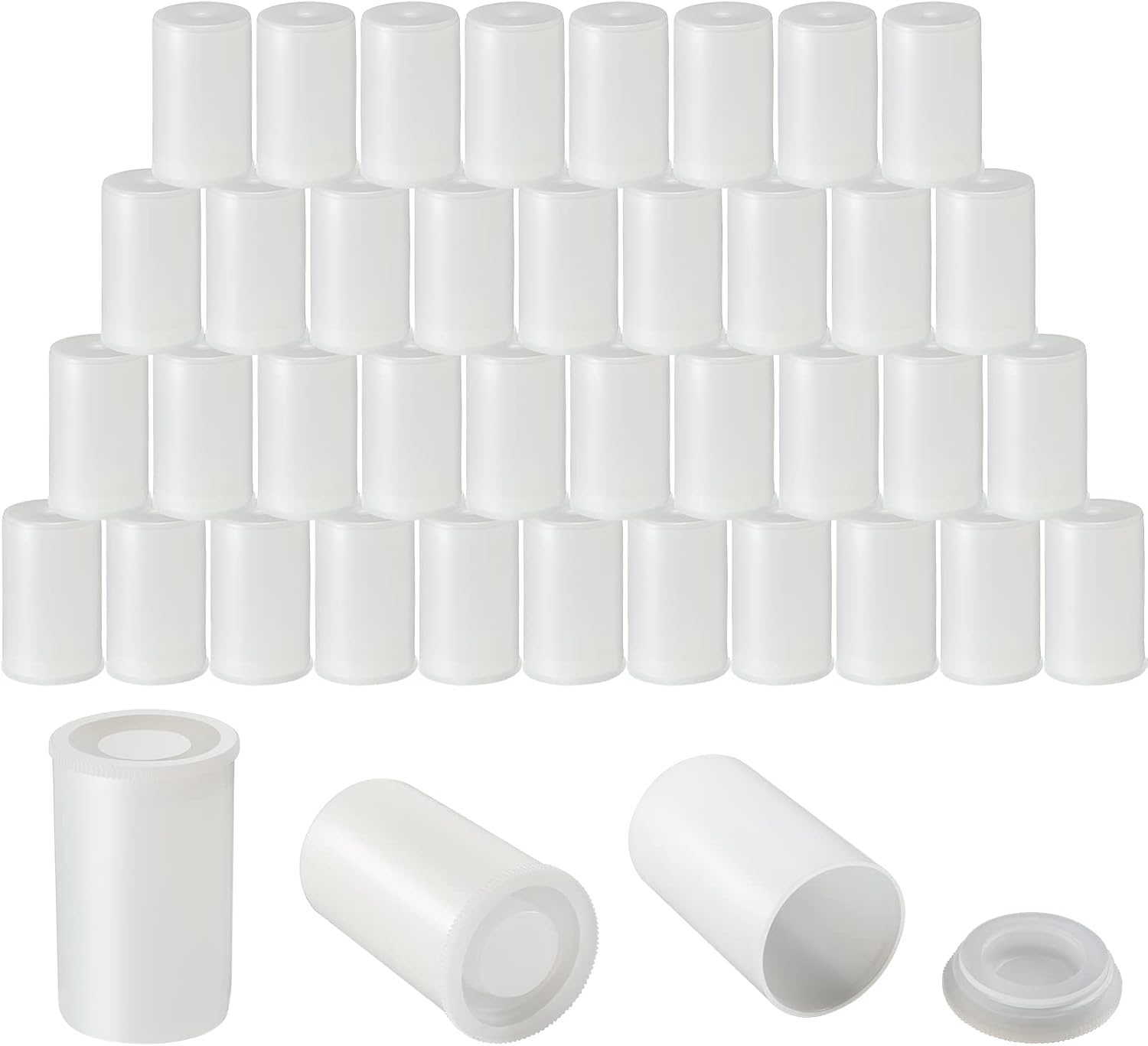 Organize Small Items Easily with 100-Piece Film Canister Holder