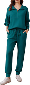 PINSPARK 2 Piece Tracksuit Set for Women - Fall Travel Outfit