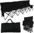 Foldable Sideline Bench 6-Seat Portable Sports Bench - Durable 600D