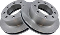 TRQ Front Brake Rotors Set Vented Compatible with 2000-2002 Dodge Ram