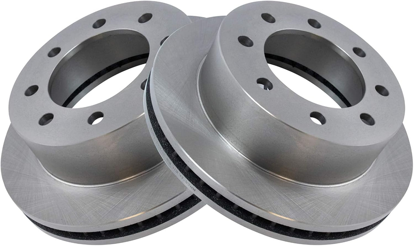 TRQ Front Brake Rotors Set for 2000-2002 Dodge Ram 2500 3500
