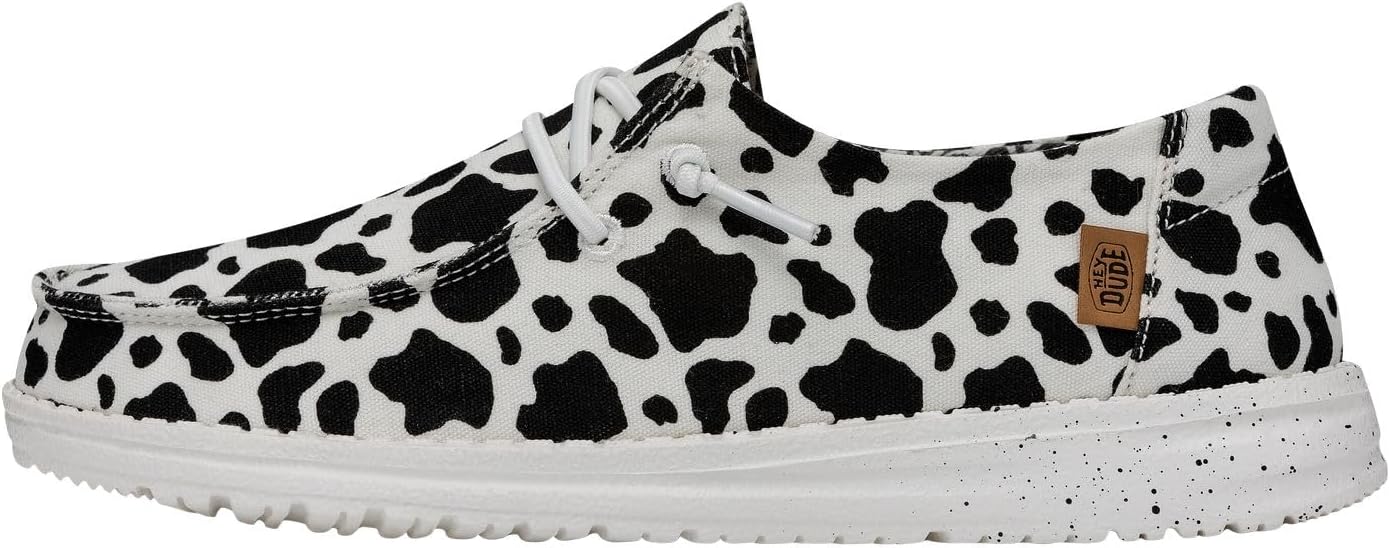 Hey Dude Wendy Milky Way Womens Slip-on Loafers for Comfort